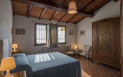 Alle Fornaci: Room, Property, Building, Furniture, Interior Design, Bedroom, House, Bed, Ceiling, Floor