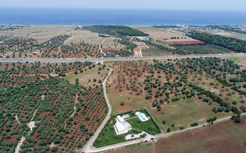 Masseria Villa Il Frantoio: Aerial Photography, Bird'S-Eye View, Land Lot, Residential Area, Suburb, Urban Design, Photography, Landscape, Plain, Real Estate