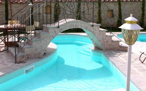 Monastery Guest House: Water, Property, Azure, Swimming Pool, Building, Leisure, Aqua, Composite Material, Outdoor Furniture, Fun