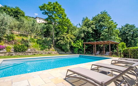 Podere Berrettino: Swimming Pool, Resort, Outdoor Furniture, Eco Hotel, Garden, Shade, Landscaping, Design, Flagstone, Backyard