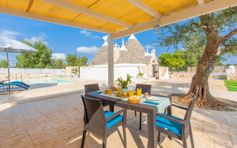 Trullo Del Mandarino: Property, Real Estate, Building, House, Room, Interior Design, Estate, Villa, Patio, Home