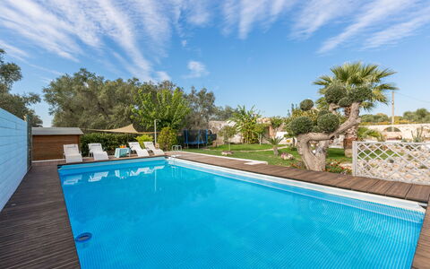 Trullo Suenn Con Piscina: Swimming Pool, Property, Real Estate, Home, House, Leisure, Building, Backyard, Resort, Estate
