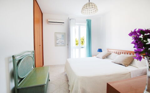 Villa Irene: Bedroom, Room, Furniture, Bed, Property, Interior Design, Bed Sheet, Building, Bed Frame, House