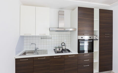 Casa Bianca: Cabinetry, Furniture, Room, Kitchen, Property, Countertop, Cupboard, Interior Design, Drawer, Material Property