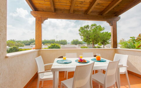 Prato Inglese Destro: Sky, Table, Furniture, Cloud, Chair, Tableware, Wood, Shade, Interior Design, Tree