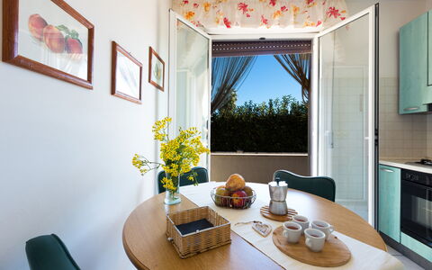 Villa Brigida: Room, Interior Design, Property, Furniture, House, Building, Living Room, Table, Yellow, Orange