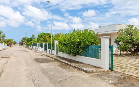 Villa Nettuno: Street Light, Property, Residential Area, Sky, Road, Lighting, Real Estate, Neighbourhood, Tree, Wall