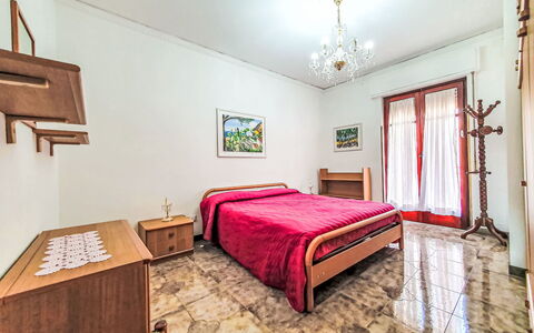 Sinago: Interior Design, Floor, Bedroom, Flooring, Bed, Room, Picture Frame, Bed Sheet, Furniture, Apartment