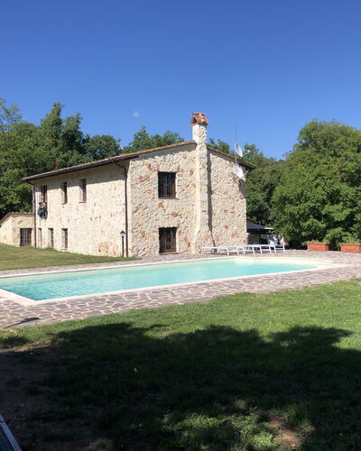 Beautiful Stone Country Villa: Sky, Plant, Tree, Land Lot, Shade, Grass, Leisure, Recreation, Building, Landscape