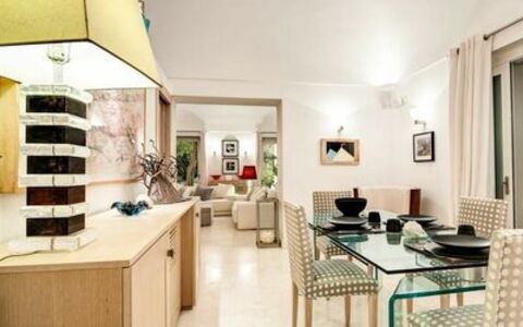 Villa Marina Little Beach: Furniture, Property, Cabinetry, Table, Chair, Countertop, Picture Frame, Wood, Interior Design, Drawer