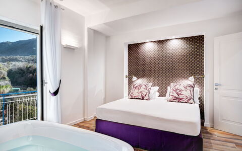 Sorrento Golden Apartment: Property, Furniture, Building, Comfort, Decoration, Wood, Textile, Interior Design, Shade, Lighting