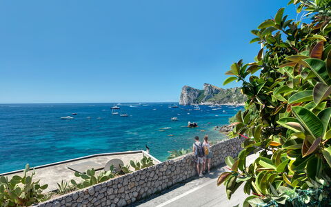 La Baia Dello Chalet: Water, Sky, Plant, Azure, Coastal And Oceanic Landforms, Arecales, Beach, Leisure, Landscape