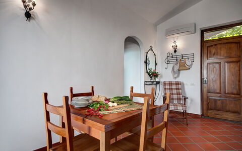 La Baia Dello Chalet: Furniture, Property, Table, Cabinetry, Picture Frame, Chair, Wood, Interior Design, Door, Floor