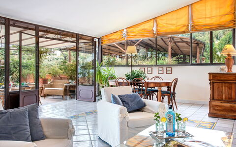 Country Lemonvilla: Plant, Furniture, Property, Table, Houseplant, Flowerpot, Shade, Chair, Living Room, Interior Design