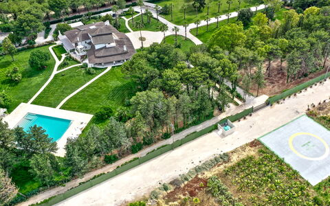 Villa Oria: Plant, Building, Land Lot, Vegetation, Tree, Grass, Urban Design, Slope, Groundcover, Landscape