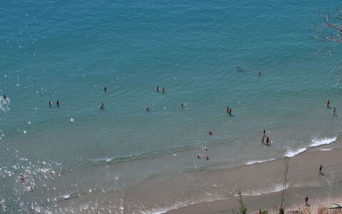 Ventimiglia 633: Water, Coastal And Oceanic Landforms, Beach, Wind Wave, Landscape, Sand, Shore, Horizon