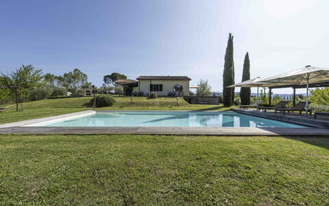 Casina Dell'acquaborra: Swimming Pool, Estate, Shade, Outdoor Furniture, Resort, Garden, Landscaping, Lawn, Hacienda, Farmhouse