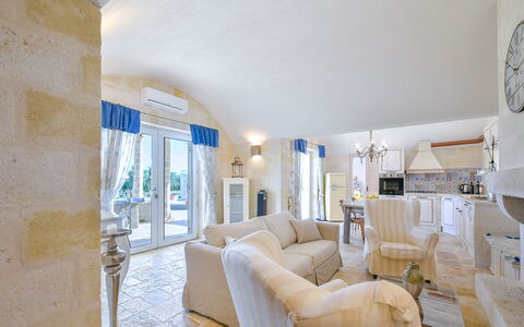 Villa Ofelia: Property, Couch, Picture Frame, Building, Table, Comfort, House, Interior Design, Floor, Living Room