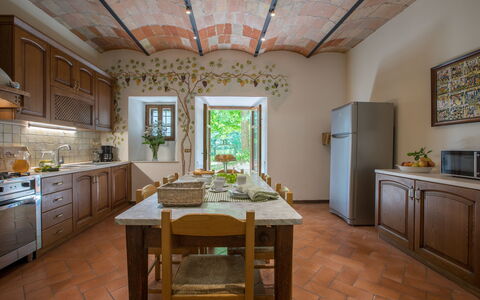 Ville Rosadi Weddings: Room, Property, Building, Furniture, Ceiling, Interior Design, House, Kitchen, Floor, Real Estate