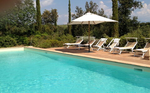 Lavacchio 10: Water, Sky, Cloud, Property, Swimming Pool, Plant, Nature, Azure, Tree, Umbrella