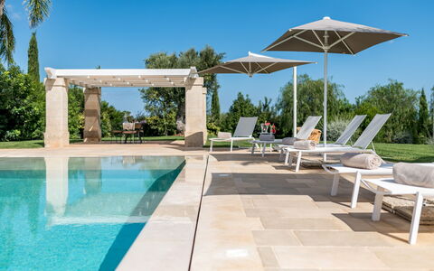 Villa Bellavista: Sky, Water, Plant, Tree, Azure, Swimming Pool, Shade, Table, Outdoor Furniture, Architecture