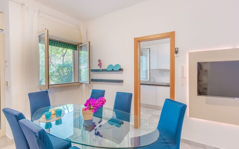 Villa Talise: Table, Furniture, Property, Chair, Azure, Wood, Window, Interior Design, Flooring, Floor
