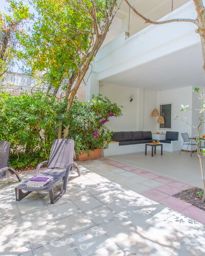 Villa Talise: Furniture, Plant, Chair, Table, Yellow, Interior Design, Building, Houseplant, Couch, Flowerpot