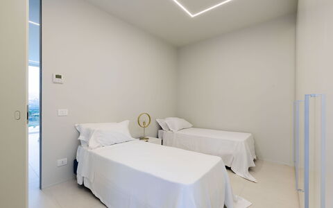Villa Diodoro: Furniture, Building, Comfort, Pillow, Interior Design, House, Wood, Floor, Bed Frame