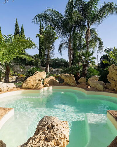 Villa Girgenti: Water, Sky, Plant, Natural Landscape, Nature, Azure, Swimming Pool, Tree, Vegetation, Body Of Water