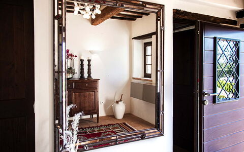 Villa Edelweiss: Wood, Interior Design, Building, Rectangle, Floor, Flooring, Material Property, Door, Tints And Shades