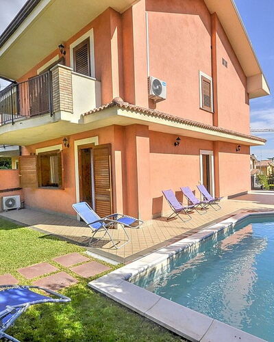 Villa Dei Castagni: Water, Plant, Daytime, Property, Building, Sky, Cloud, Blue, Architecture, Swimming Pool
