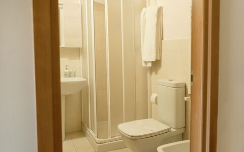 Villa Saponara: Flooring, Floor, Wall, Wood, Interior Design, Room, Toilet Seat, Plumbing Fixture, Toilet, Bathroom