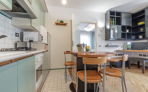 Fano Lighthouse: Countertop, Cabinetry, Property, Table, Kitchen, Wood, Kitchen Appliance, Interior Design, Architecture, Floor