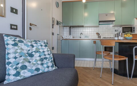 Fano Lighthouse: Furniture, Sink, Cabinetry, Property, Countertop, Blue, Tap, Comfort, Kitchen Appliance, Interior Design