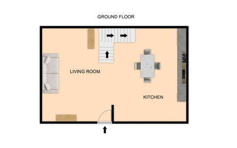 Casa Del Porto: Design, Living Room, Bed, Bedroom
