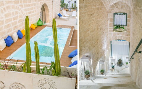 B&b Vico Bianco: Plant, Building, Azure, Interior Design, Wood, Urban Design, Door, Rectangle, Outdoor Furniture, Landscape
