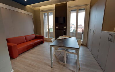 Pavia Tower 4: Property, Furniture, Couch, Table, Wood, Building, Interior Design, Comfort, Living Room, Flooring