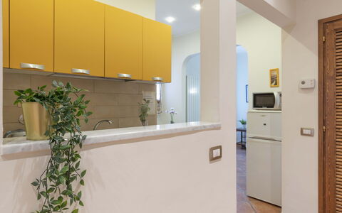 Vintage Apartment in Florence: Cabinetry, Property, Plant, Interior Design, Building, Floor, Flooring, Wood, Drawer