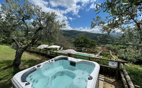 Villa Patrizia: Cloud, Plant, Water, Sky, Nature, Botany, Tree, Swimming Pool, Natural Landscape