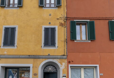 Il Borgo Apartment: Window, Building, Door, Neighbourhood, Wall, Material Property, Residential Area, Facade, Urban Design