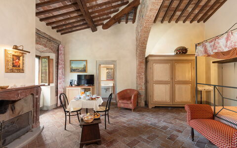 Locanda Di Alberi Without Kitchen: Picture Frame, Furniture, Chair, Wood, Building, Interior Design, Floor, Flooring, Living Room, Hardwood