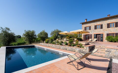 Casa Di Luca, Pool, Castelnuovo Berardenga: Architecture, Estate, Swimming Pool, Landscaping, Villa, Garden, Farmhouse, Hacienda, Mansion, Eco Hotel