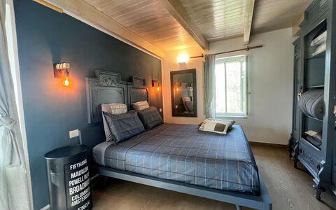 Cascina Basan: Furniture, Interior Design, Bedroom, Bed, Flooring, Bed Sheet, Bedding, Ceiling, Floor, Lighting