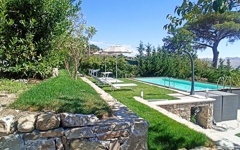 Casa Santa Venera: Plant, Sky, Natural Landscape, Tree, Land Lot, Vegetation, Wall, Grass, Road Surface, Shrub