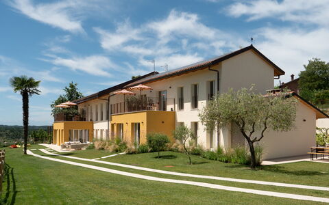 Casa Gallo - Roero - Langhe, Piemonte: Cloud, Plant, Sky, Building, Window, Tree, Door, Land Lot, House, Grass