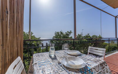 A Due Passi Da Camogli 2: Table, Sky, Furniture, Property, Plant, Tableware, Chair, Window, Azure, Building