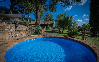Casale Delle Papere, Pool, Romantic Holiday In Nep: Water, Plant, Property, Sky, Swimming Pool, Blue, Building, Tree, Azure, Botany