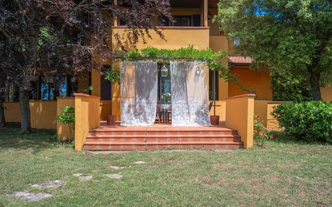 Tenuta De Paoli - Chianni, Pool, Wifi, Privacy, To: Plant, Building, Door, Tree, Stairs, Grass, Residential Area, Landscape, Window, Leisure