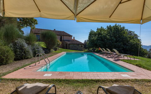 Villa Belvedere: Water, Plant, Property, Azure, Building, Swimming Pool, Nature, Shade, Lighting, Architecture