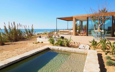 Casa Ninfa - Ispica, Sicilia: Water, Sky, Plant, Property, Azure, Architecture, Shade, Leisure, Building, Landscape